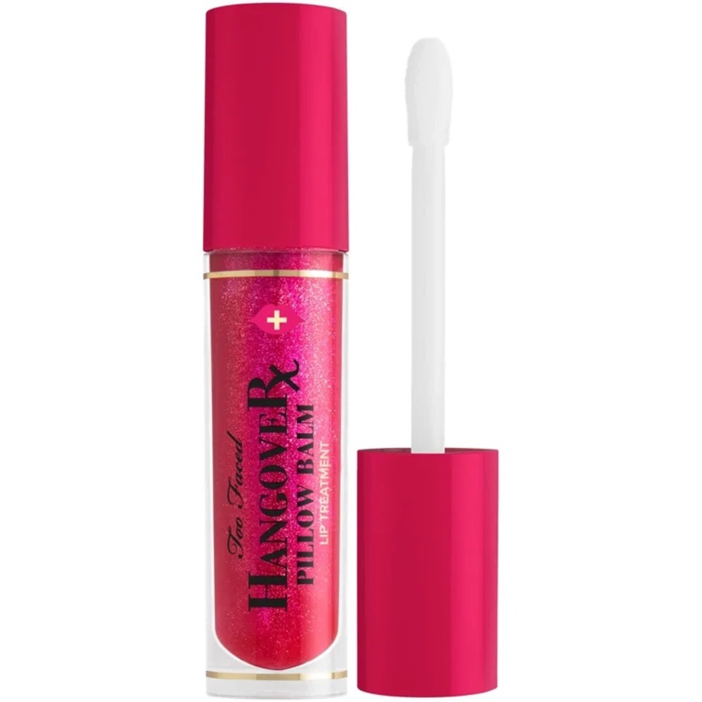Too Faced Hangover Rx Lip Treatment Pillow Balm — Hot Pink Mint - NEW -